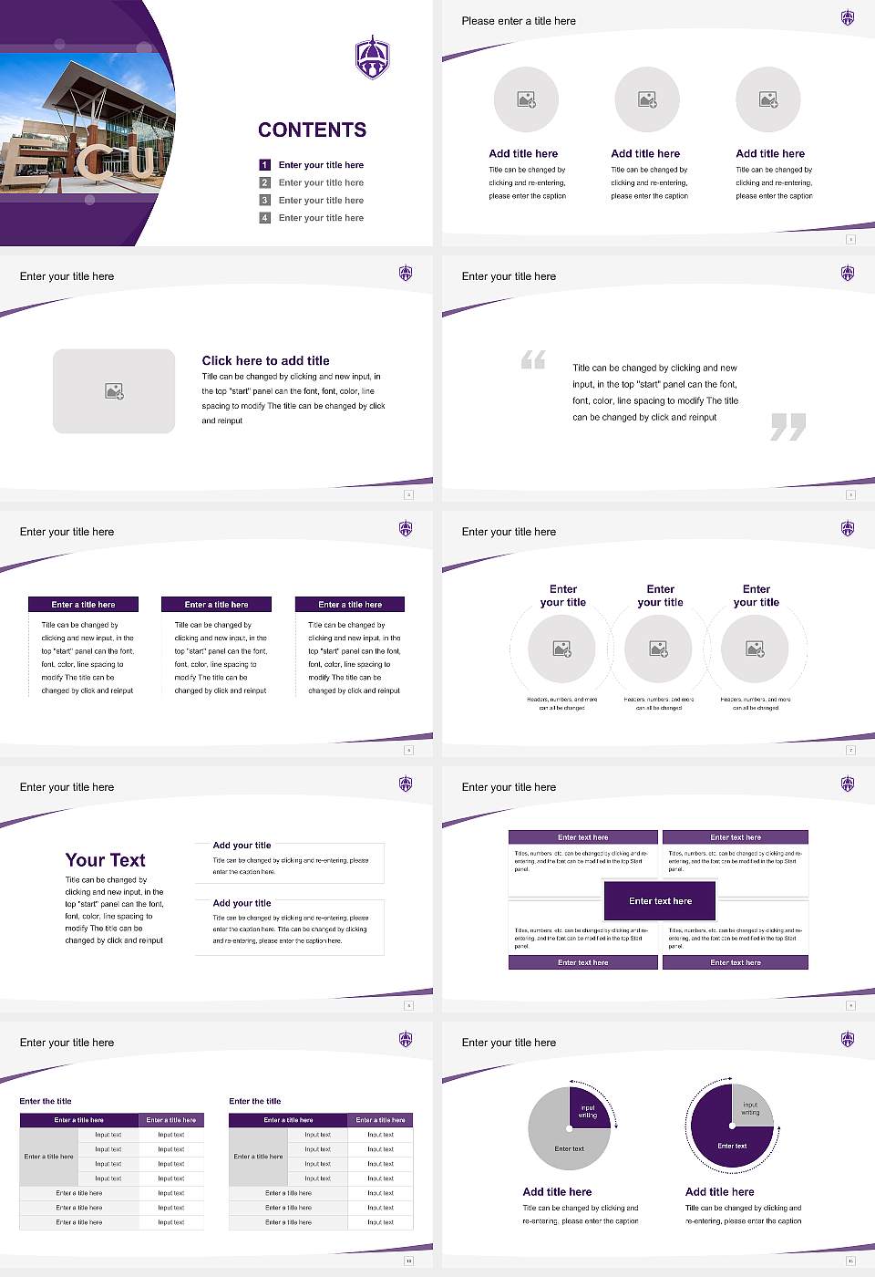 East Carolina University Course/Courseware Creation PPT Template16:9 ratio PPT effect preview image2