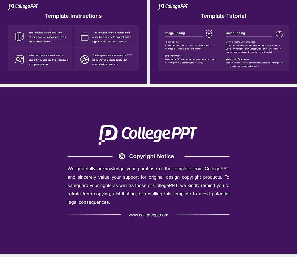 East Carolina University Course/Courseware Creation PPT Template16:9 ratio PPT effect preview image5