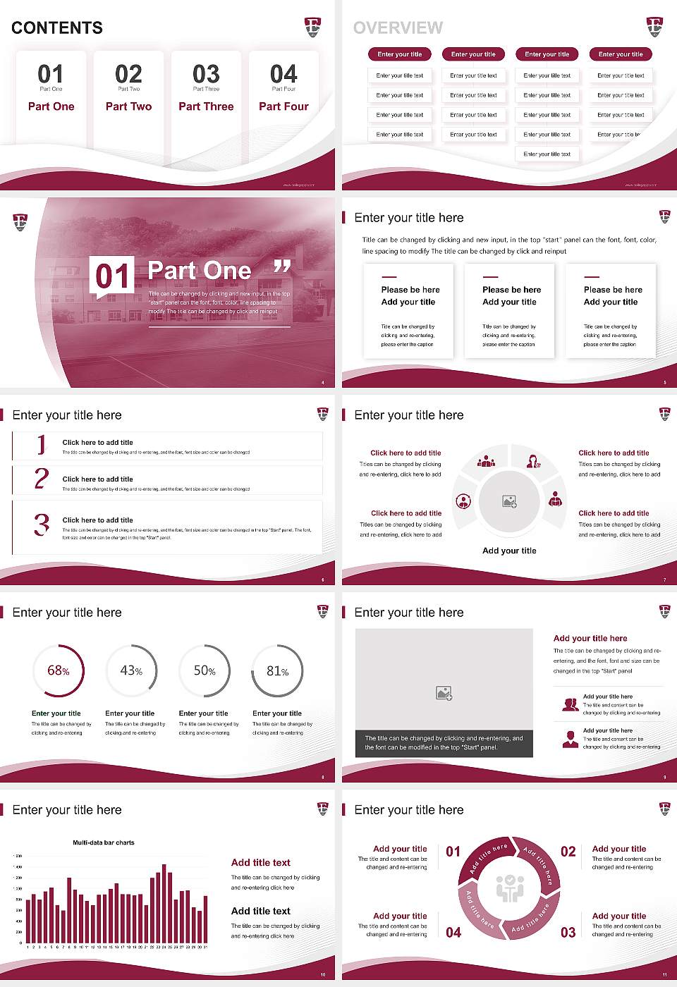 Eastern University Lecture Sharing and Networking Event PPT Template16:9 ratio PPT effect preview image2
