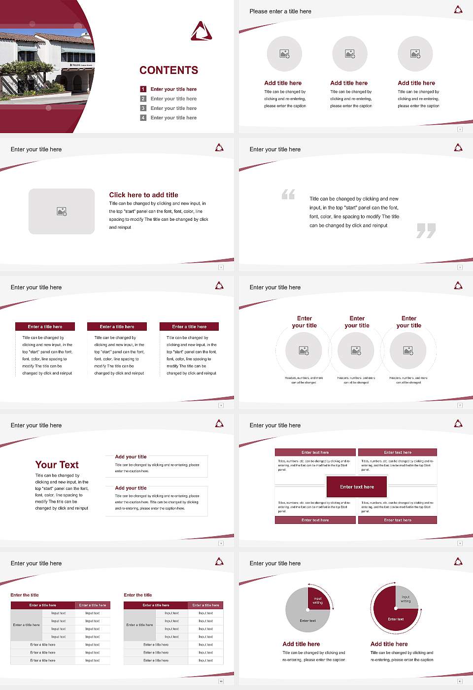 Fielding Graduate University Course/Courseware Creation PPT Template16:9 ratio PPT effect preview image2
