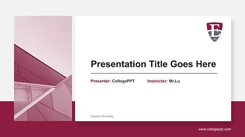 Eastern University General Purpose PPT Template