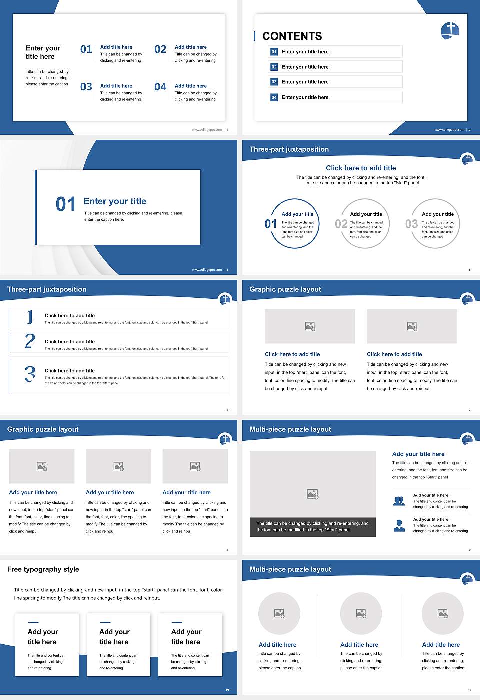 Seminary of the Southwest Academic Presentation/Research Findings Report PPT Template16:9 ratio PPT effect preview image2
