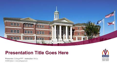 VCOM-Auburn Course/Courseware Creation PPT Template