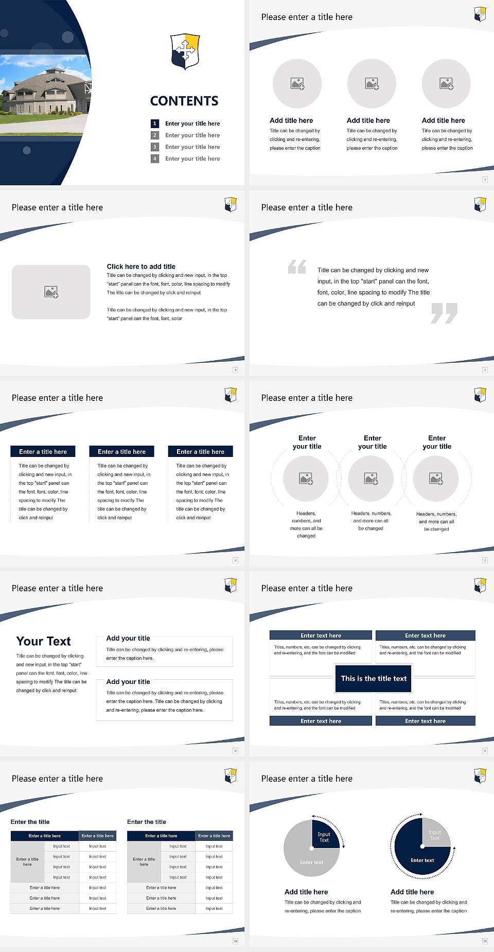 Ecclesia College Course/Courseware Creation PPT Template4:3 ratio PPT effect preview image2