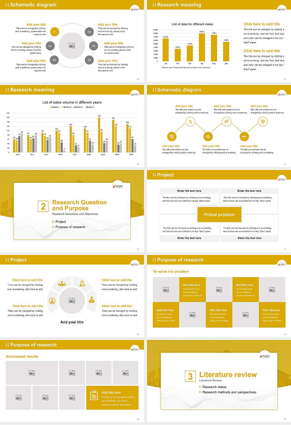 Emmanuel University Graduation Thesis Defense PPT Template16:9 ratio PPT effect preview image3