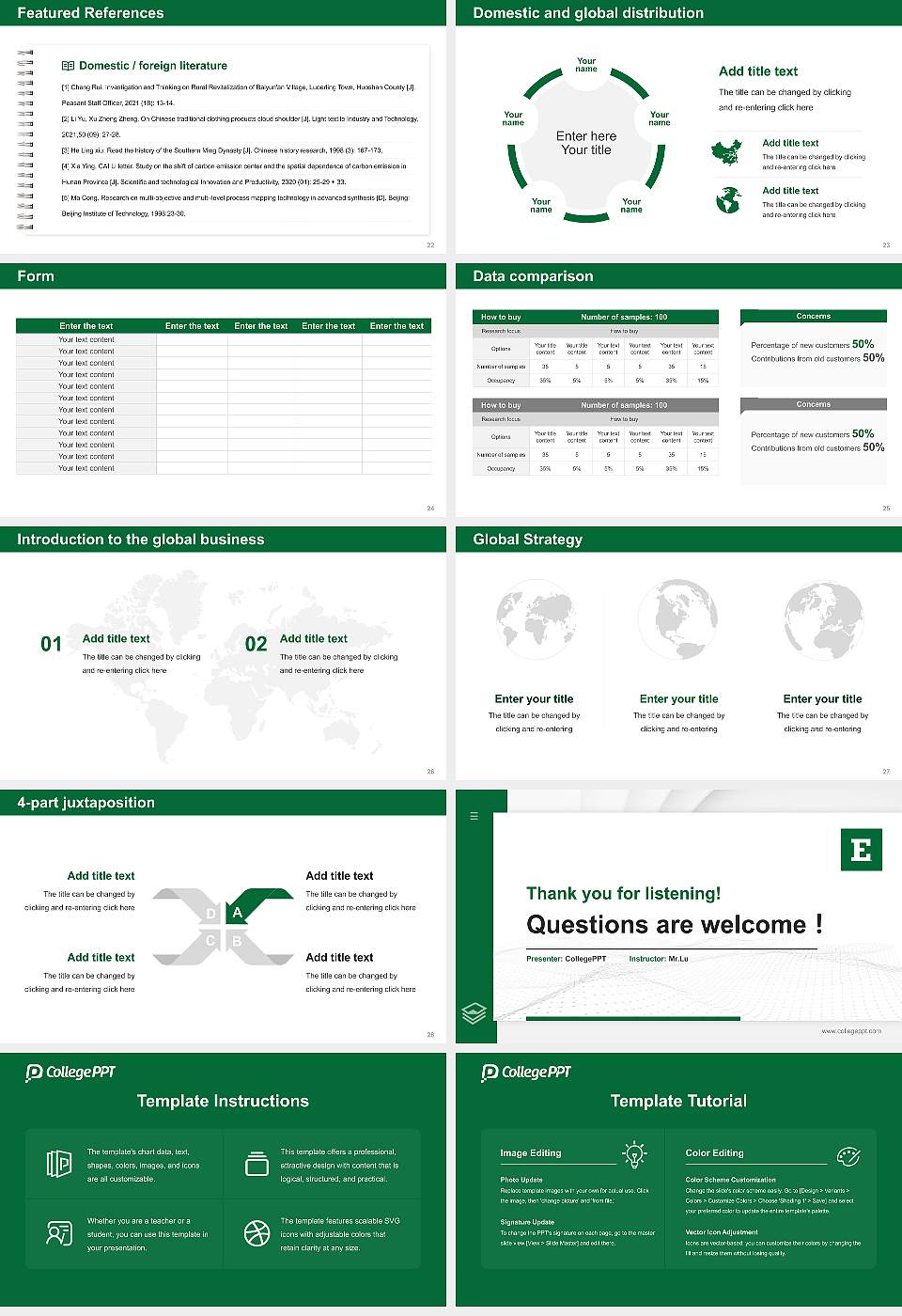 Eastern Michigan University Thesis Proposal/Graduation Defense PPT Template16:9 ratio PPT effect preview image4