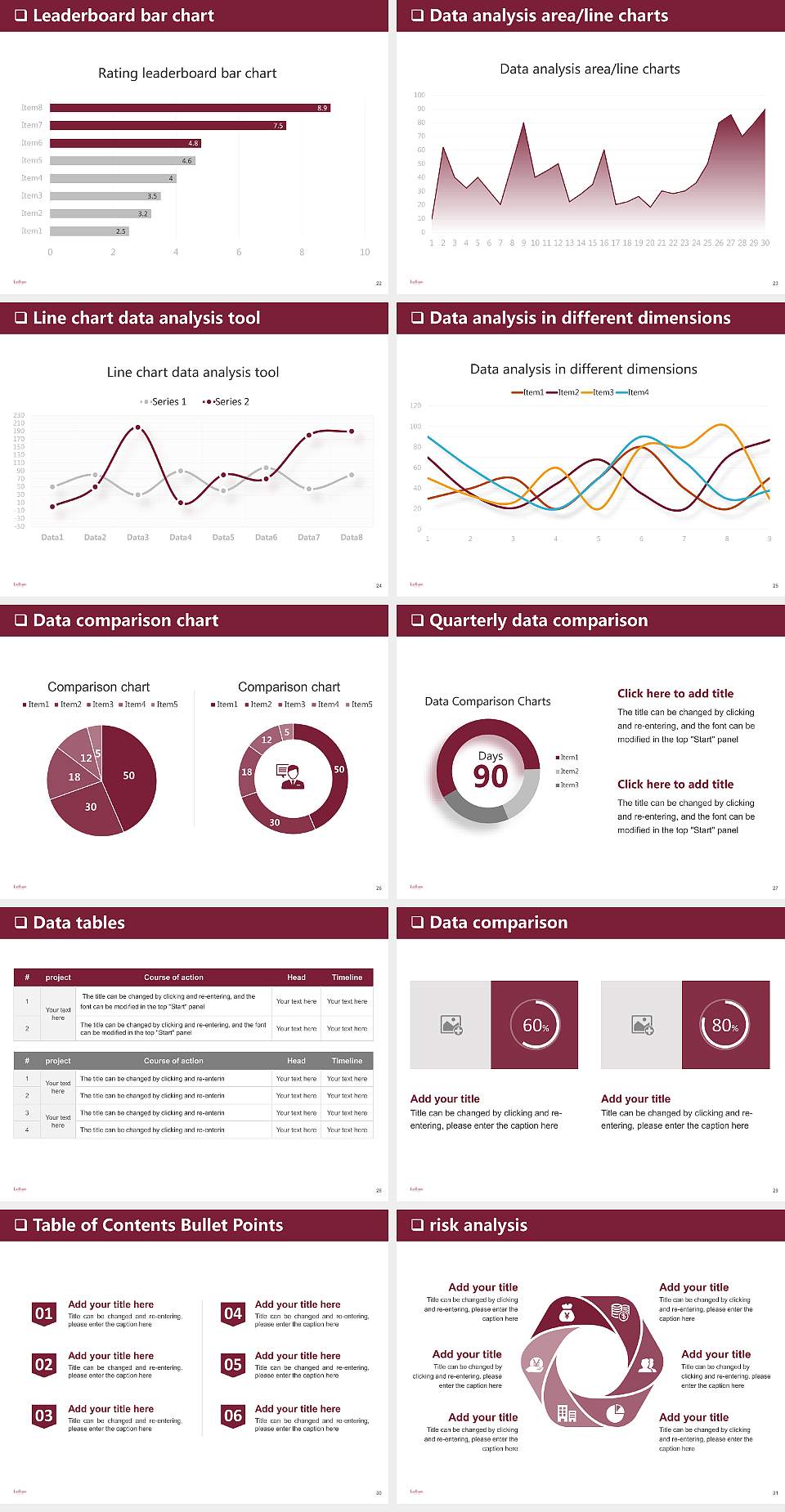 Earlham College General Purpose PPT Template4:3 ratio PPT effect preview image4