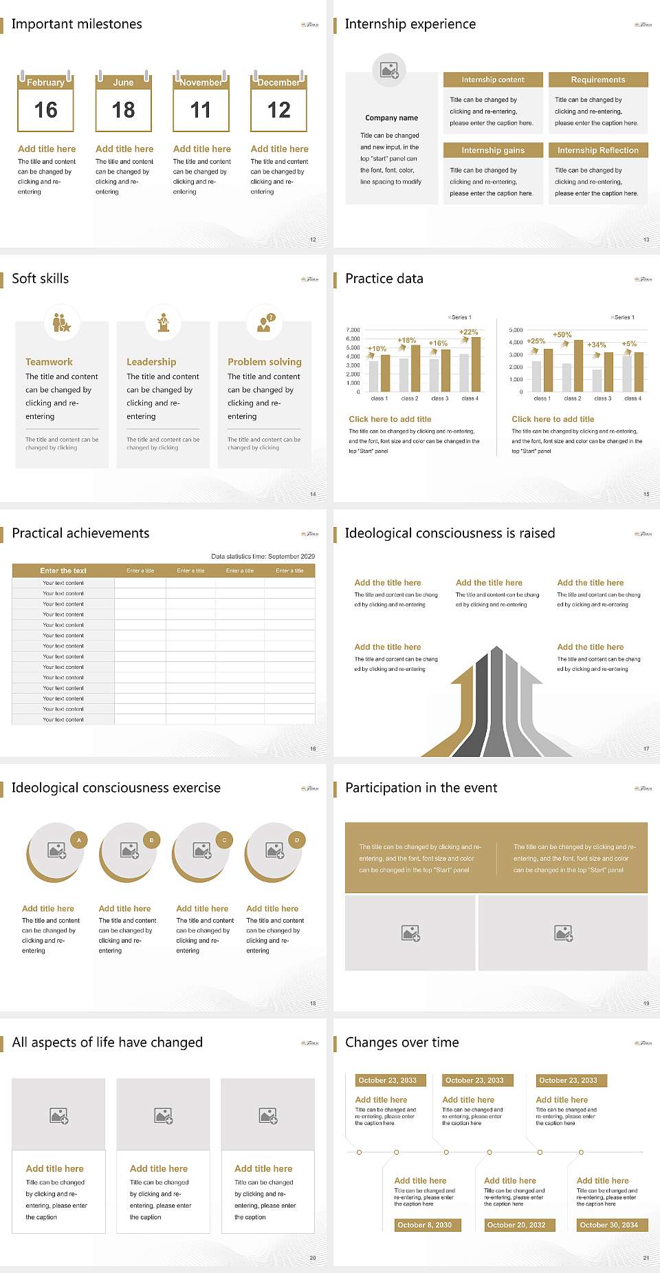 Ferrum College National Scholarship Defense PPT Template4:3 ratio PPT effect preview image3