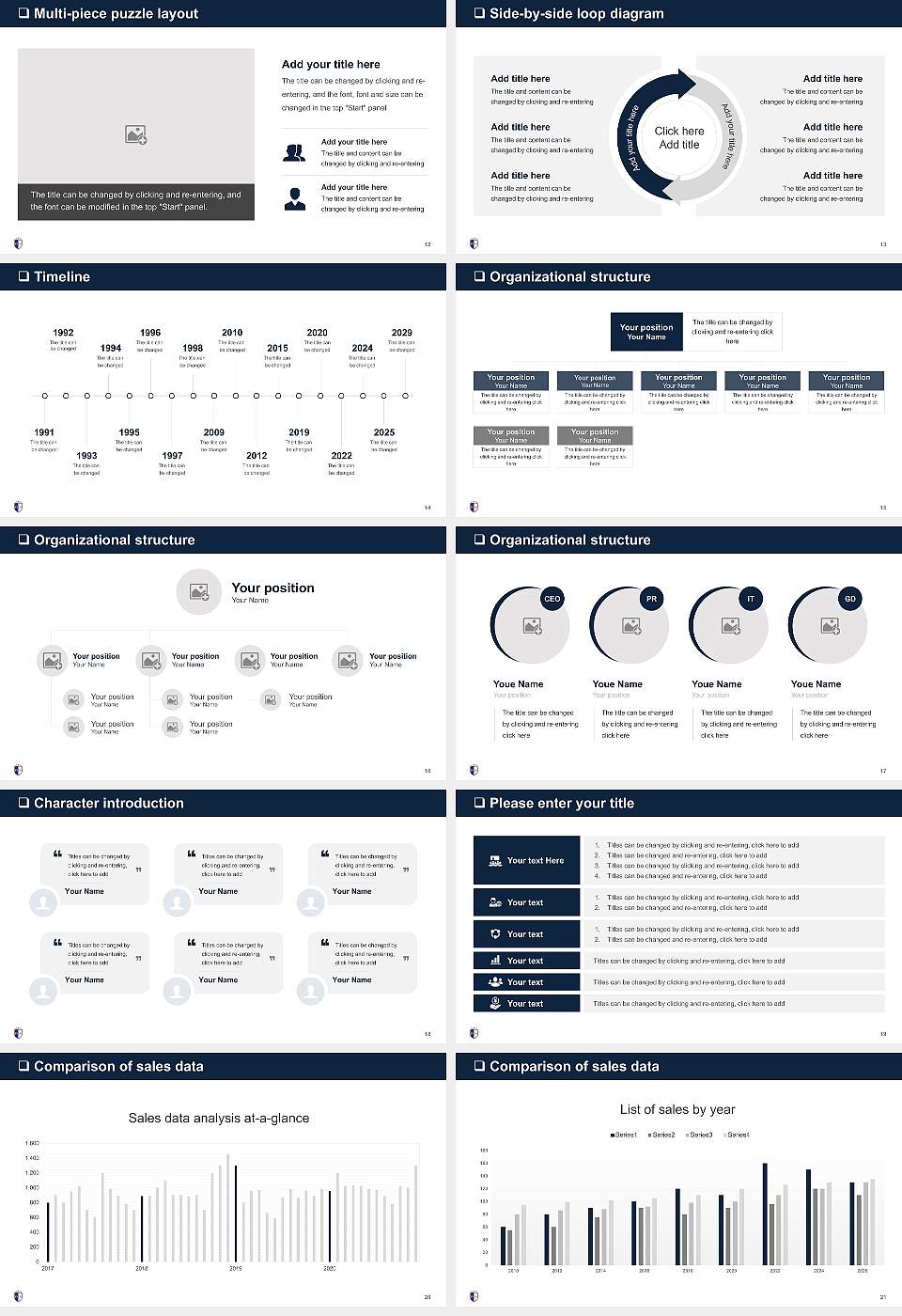 Fairfax University of America General Purpose PPT Template16:9 ratio PPT effect preview image3