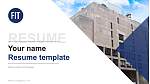 Fashion Institute of Technology Resume PPT Template