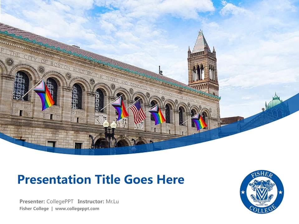 Fisher College Course/Courseware Creation PPT Template4:3 ratio PPT effect preview image5
