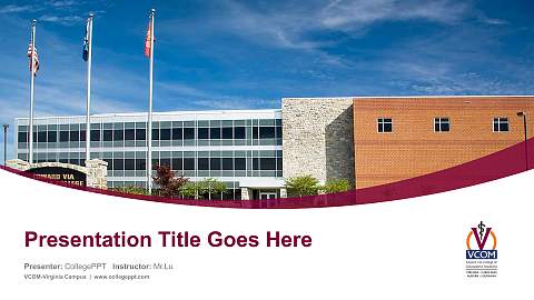 VCOM-Virginia Campus Course/Courseware Creation PPT Template