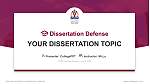 VCOM-Carolinas Campus Graduation Thesis Defense PPT Template
