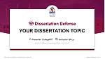 Edward Via College of Osteopathic Medicine Graduation Thesis Defense PPT Template