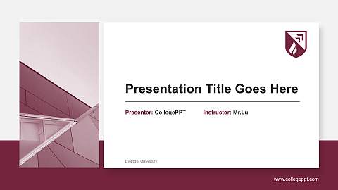 Evangel University General Purpose PPT Template