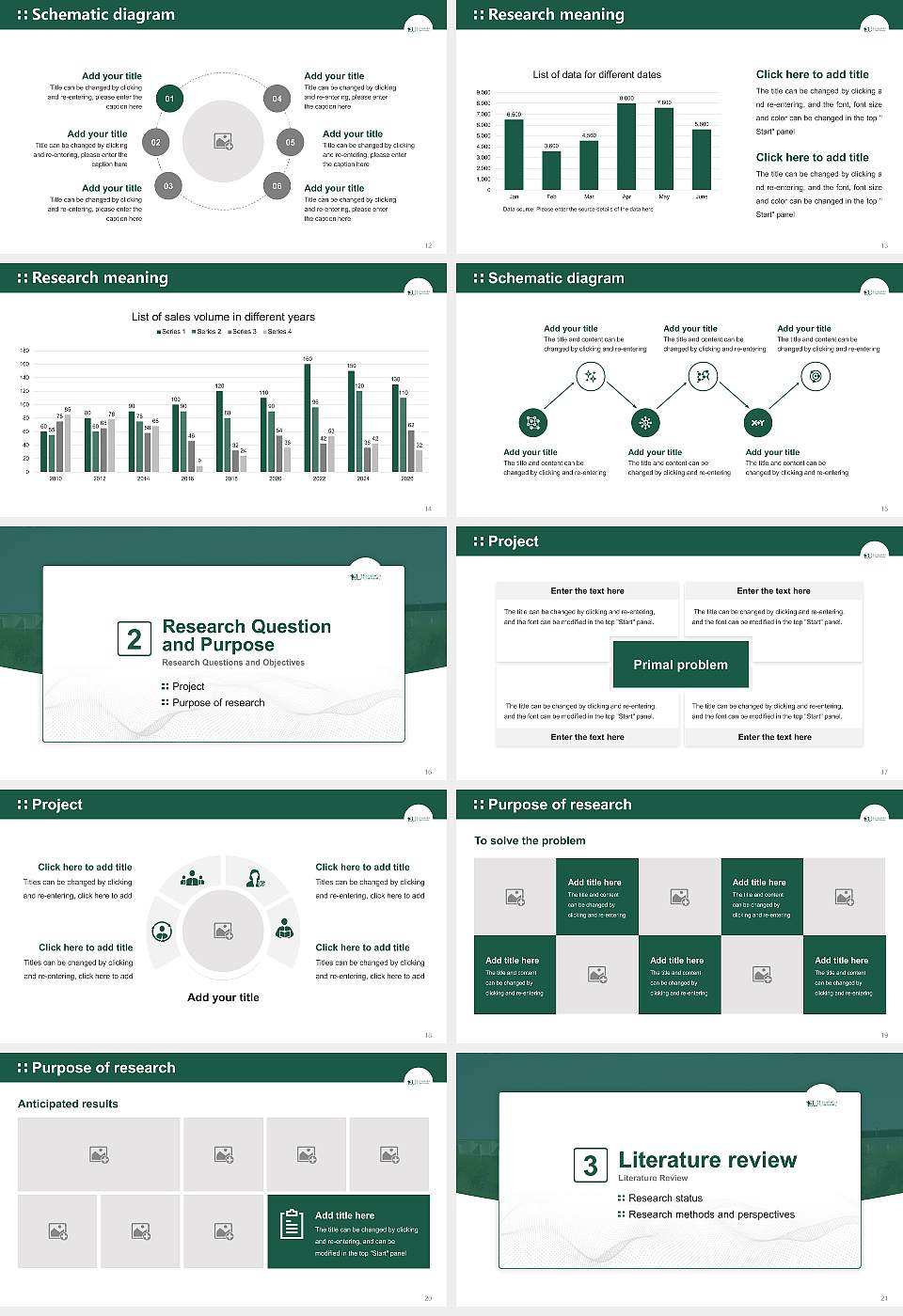 Everglades University Graduation Thesis Defense PPT Template16:9 ratio PPT effect preview image3