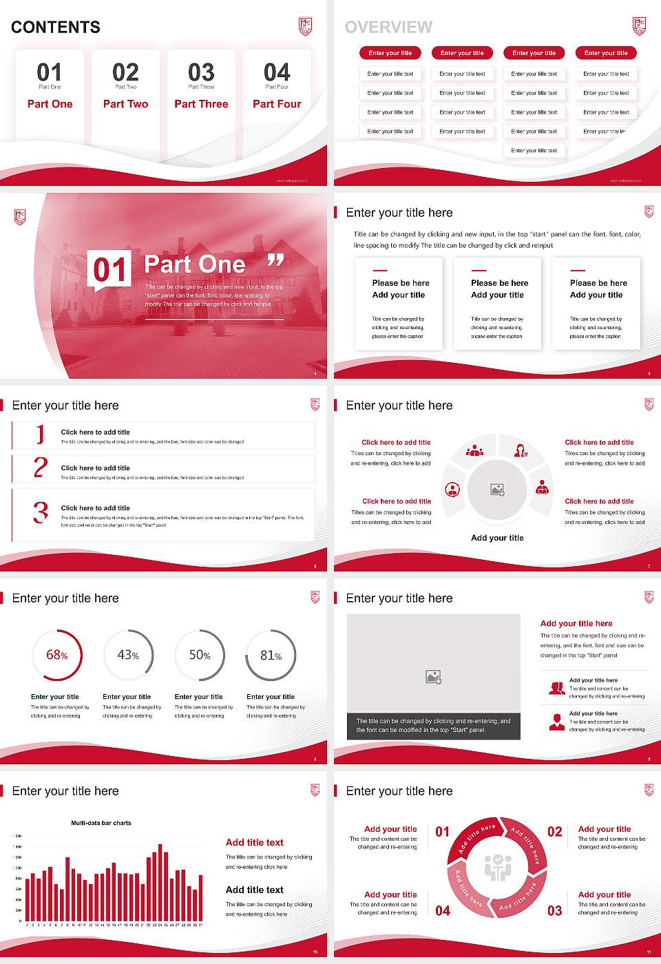 Fairfield University Lecture Sharing and Networking Event PPT Template16:9 ratio PPT effect preview image2