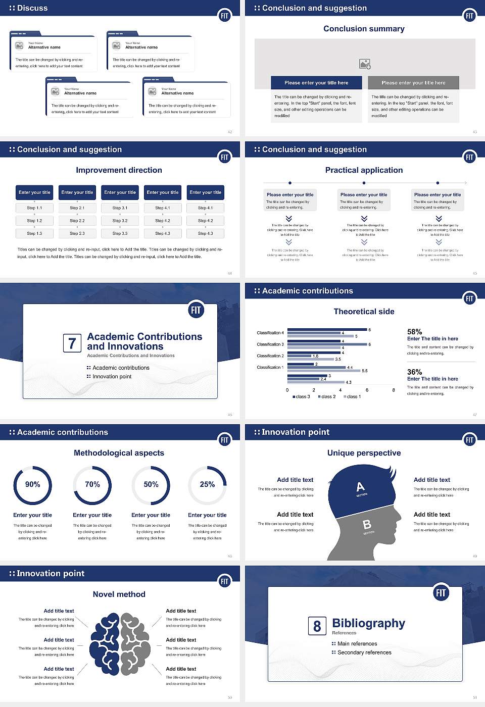 Fashion Institute of Technology Graduation Thesis Defense PPT Template16:9 ratio PPT effect preview image6