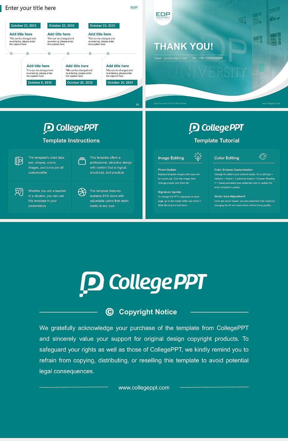 Edp University of Puerto Rico-Manati Lecture Sharing and Networking Event PPT Template4:3 ratio PPT effect preview image4