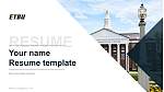 East Texas Baptist University履歴書PPTテンプレート