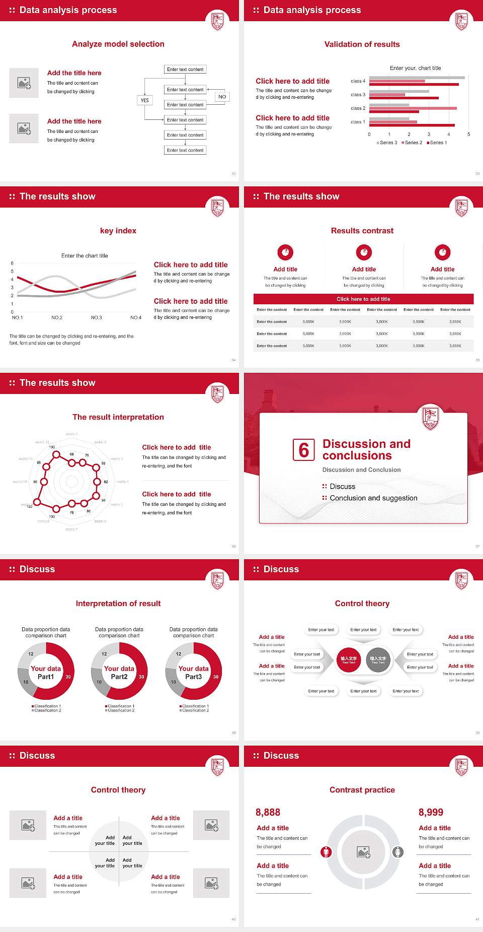 Fairfield University Graduation Thesis Defense PPT Template4:3 ratio PPT effect preview image5