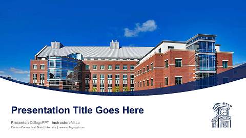 Eastern Connecticut State University Course/Courseware Creation PPT Template