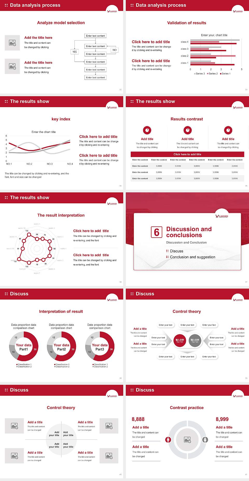 Eastern Washington University Graduation Thesis Defense PPT Template4:3 ratio PPT effect preview image5