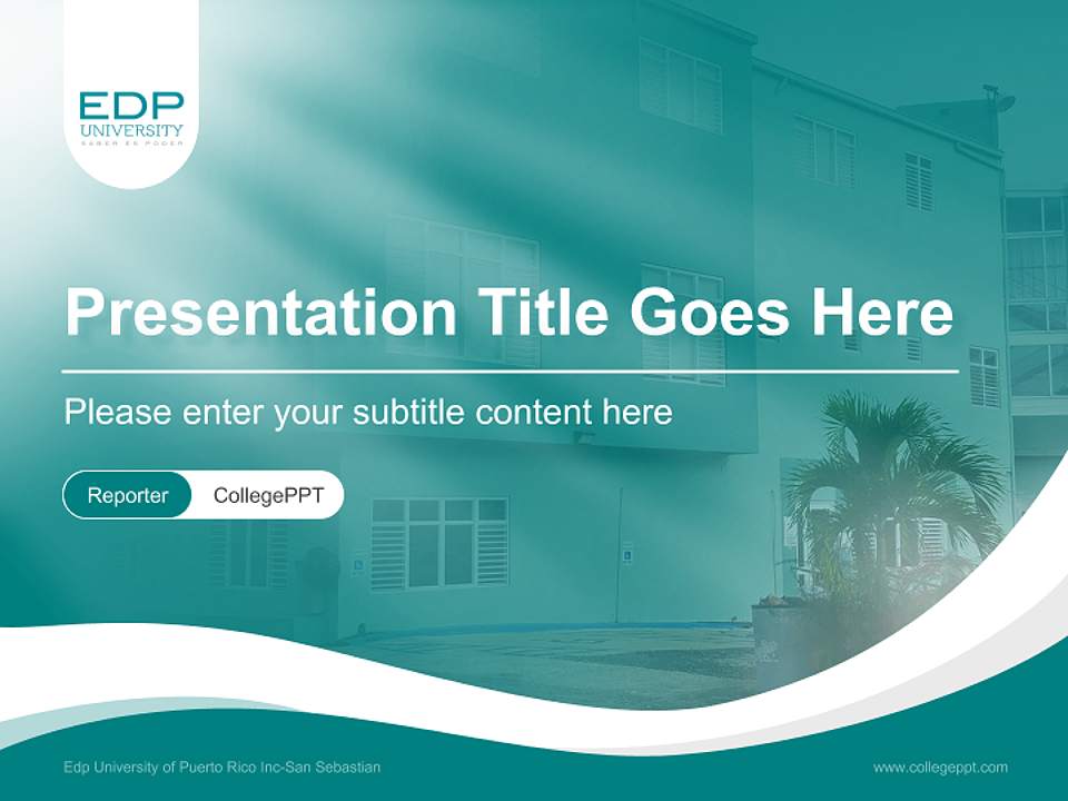 Edp University of Puerto Rico Inc-San Sebastian Lecture Sharing and Networking Event PPT Template4:3 ratio PPT effect preview image4