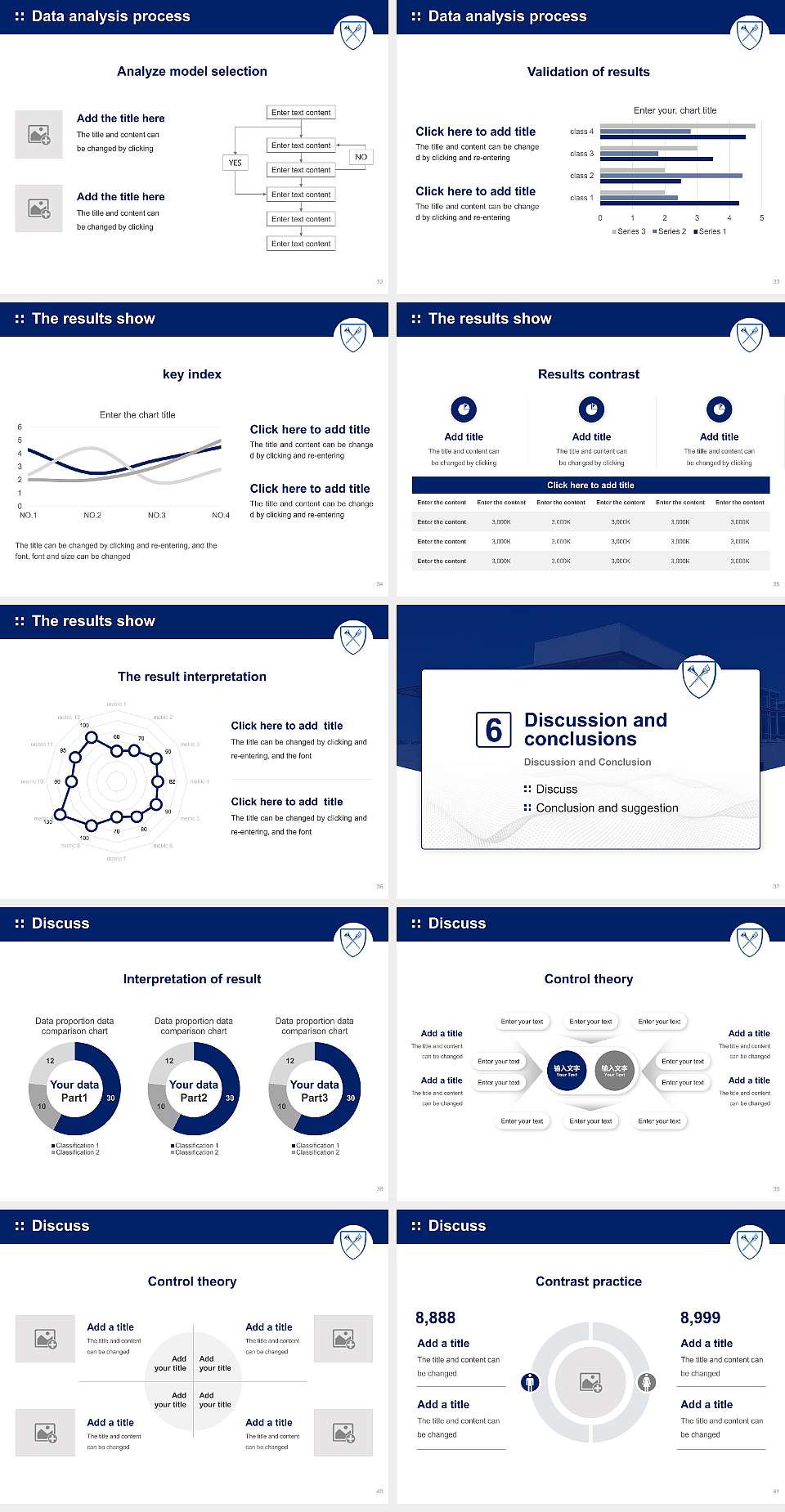 Emory University Graduation Thesis Defense PPT Template4:3 ratio PPT effect preview image5