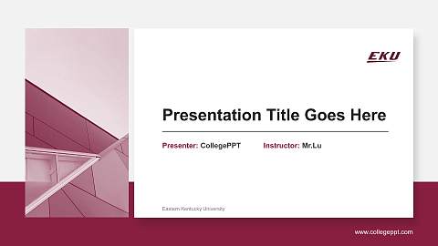 Eastern Kentucky University General Purpose PPT Template
