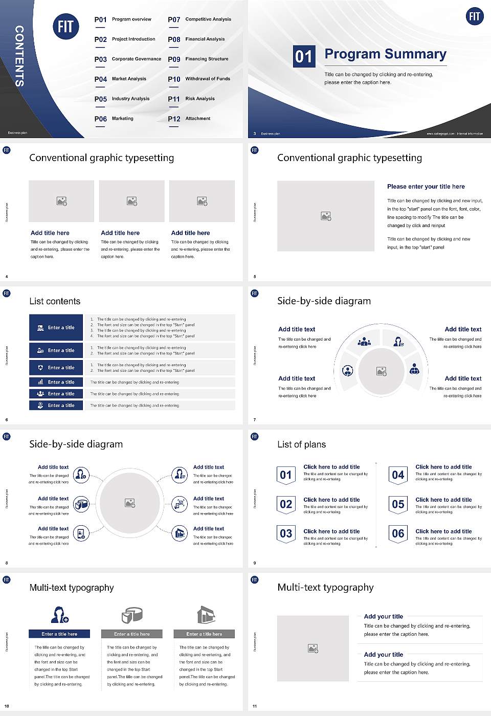 Fashion Institute of Technology Competition/Entrepreneurship Contest PPT Template16:9 ratio PPT effect preview image2
