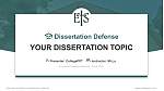 Ecumenical Theological Seminary थीसिस रक्षा PPT टेम्पलेट
