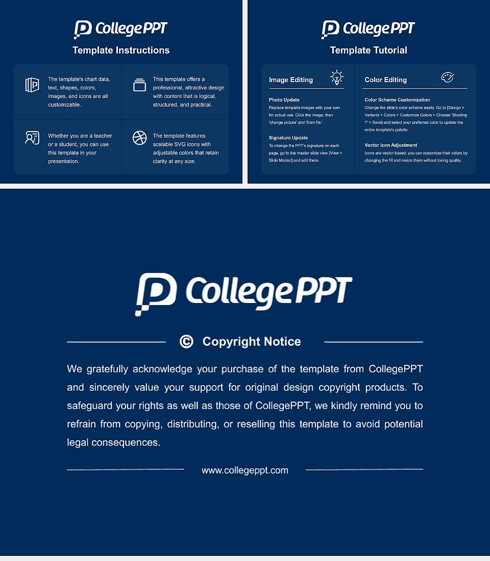 Eastern Oregon University Course/Courseware Creation PPT Template4:3 ratio PPT effect preview image5