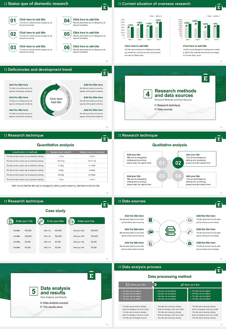 Eastern Michigan University Graduation Thesis Defense PPT Template16:9 ratio PPT effect preview image4