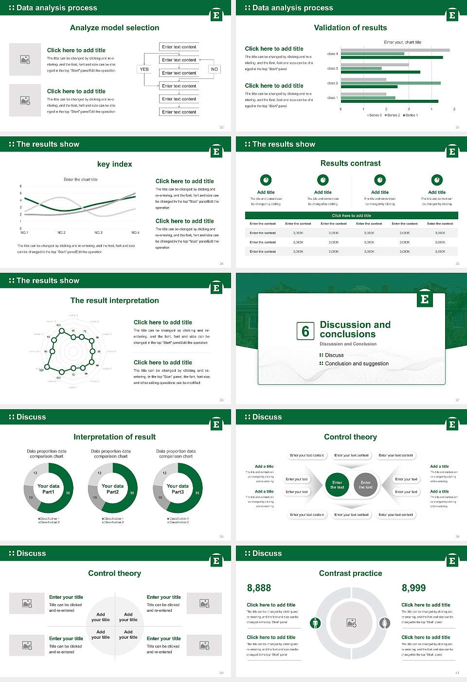 Eastern Michigan University Graduation Thesis Defense PPT Template16:9 ratio PPT effect preview image5