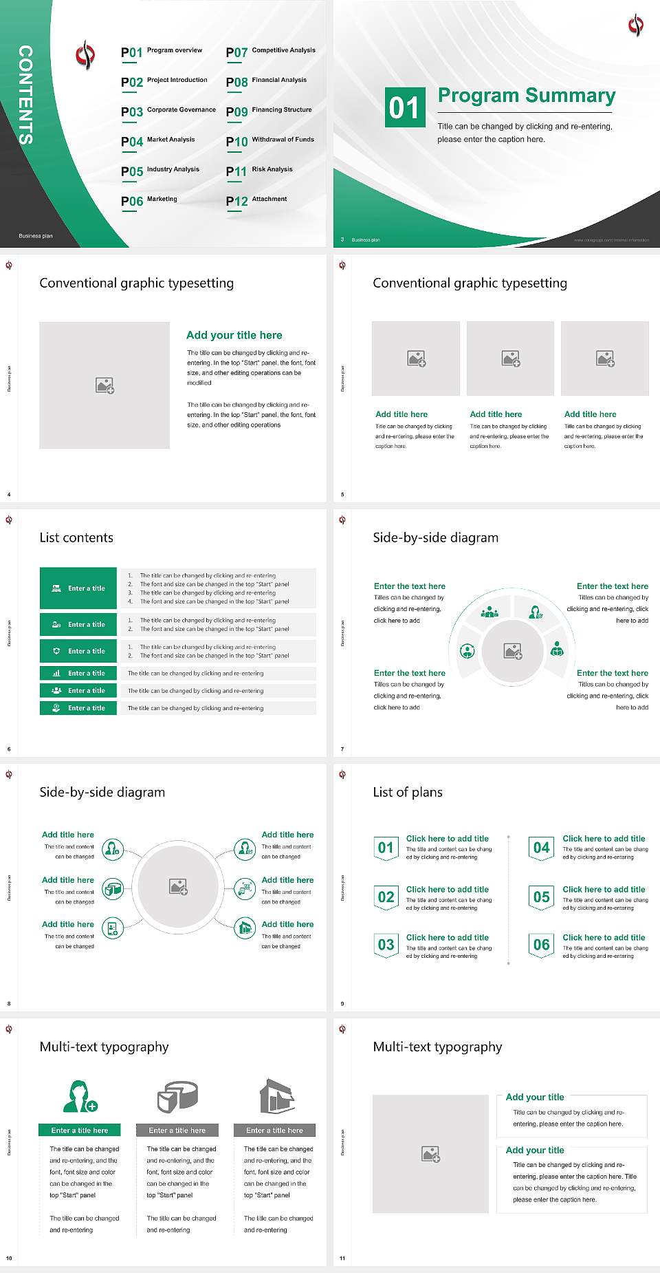 East West College of Natural Medicine Competition/Entrepreneurship Contest PPT Template4:3 ratio PPT effect preview image2