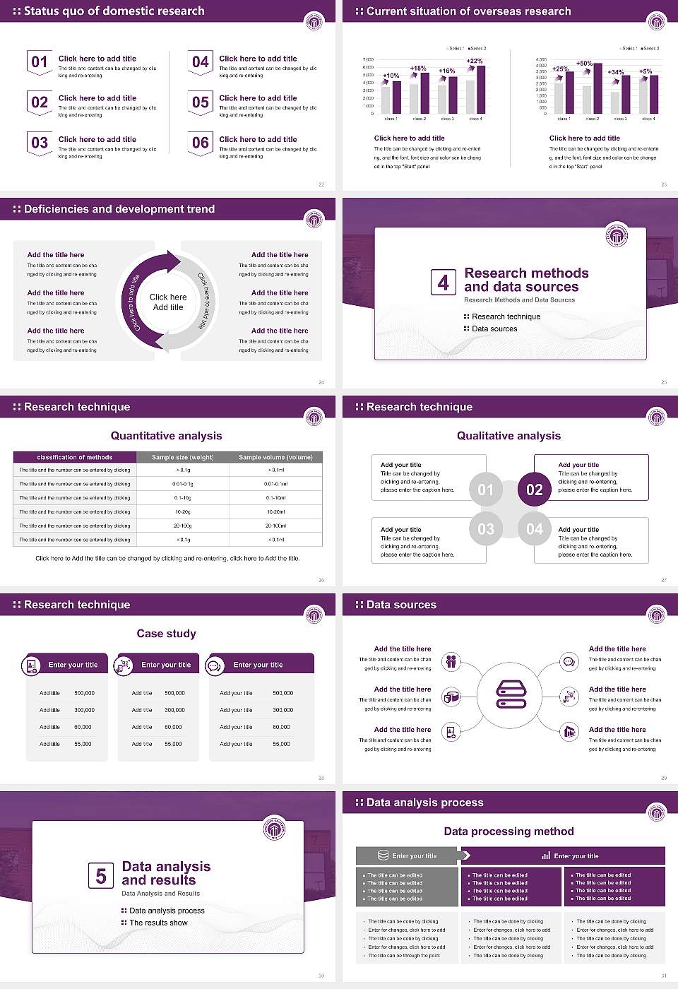 Excelsior College Graduation Thesis Defense PPT Template16:9 ratio PPT effect preview image4