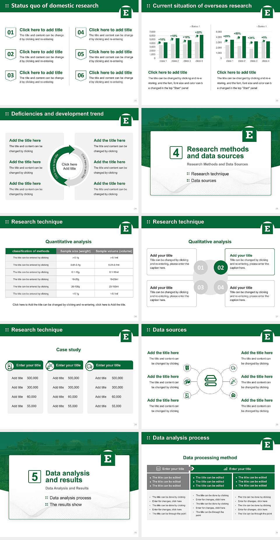 Eastern Michigan University Graduation Thesis Defense PPT Template4:3 ratio PPT effect preview image4