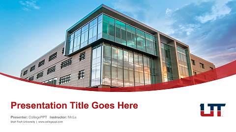 Utah Tech University Course/Courseware Creation PPT Template