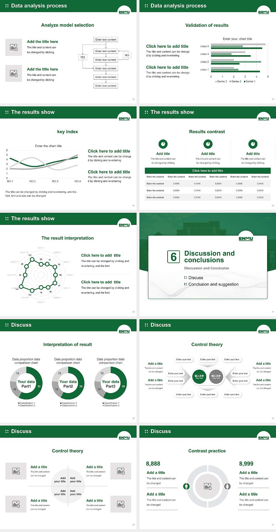 Eastern New Mexico University-Main Campus Graduation Thesis Defense PPT Template4:3 ratio PPT effect preview image5