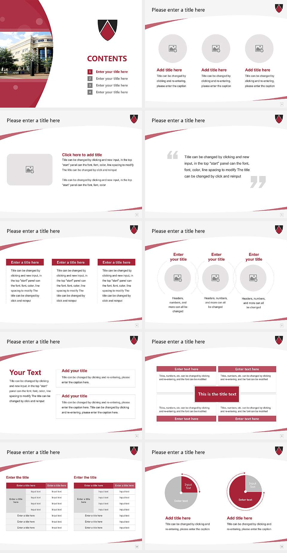 Edgewood College Course/Courseware Creation PPT Template4:3 ratio PPT effect preview image2