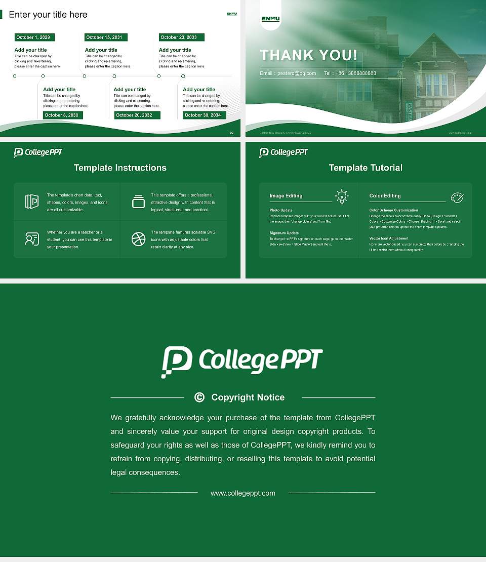 Eastern New Mexico University-Main Campus Lecture Sharing and Networking Event PPT Template16:9 ratio PPT effect preview image4
