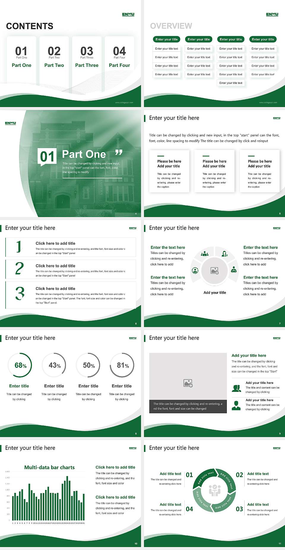 Eastern New Mexico University-Main Campus Lecture Sharing and Networking Event PPT Template4:3 ratio PPT effect preview image2