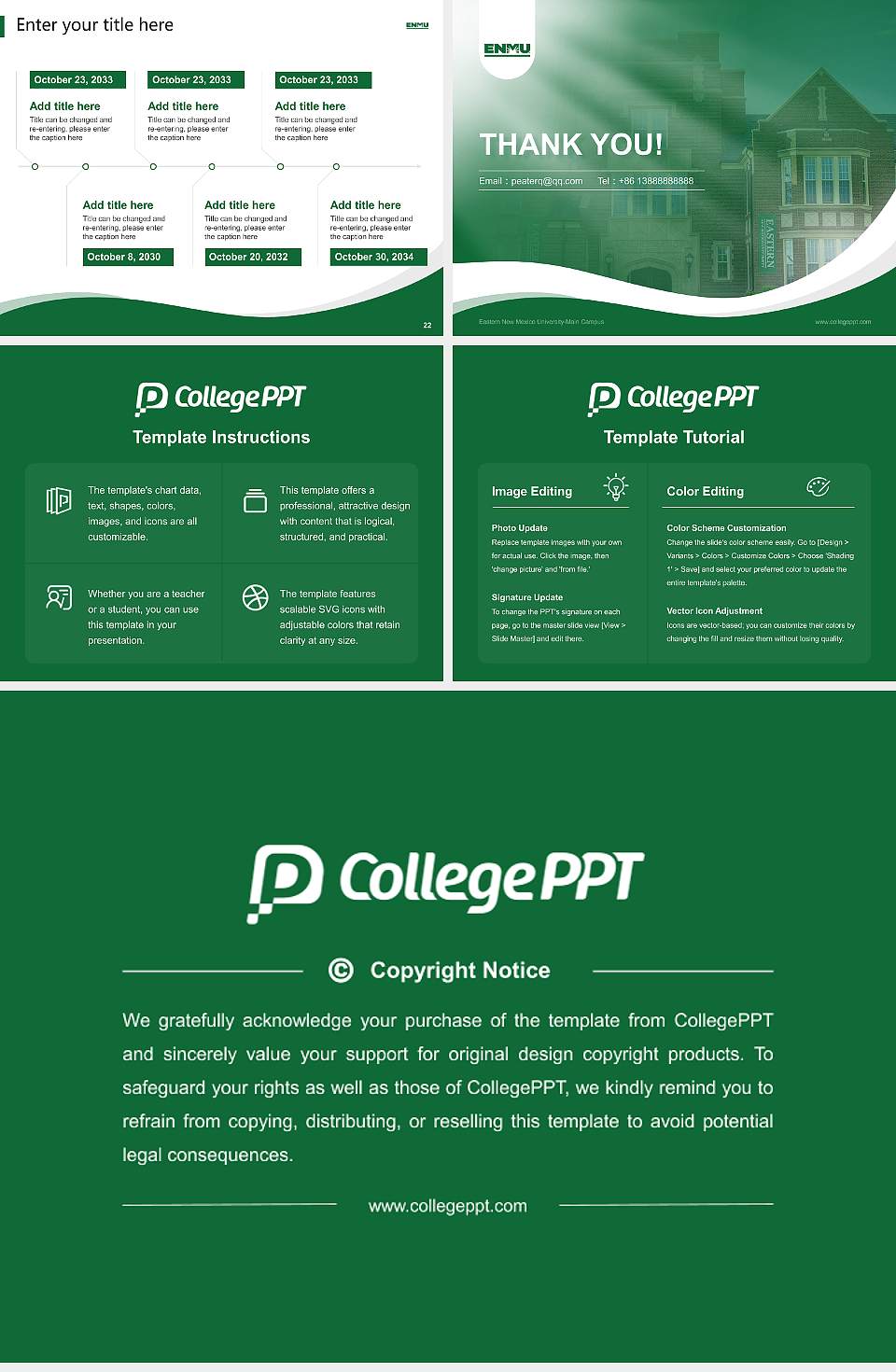 Eastern New Mexico University-Main Campus Lecture Sharing and Networking Event PPT Template4:3 ratio PPT effect preview image4