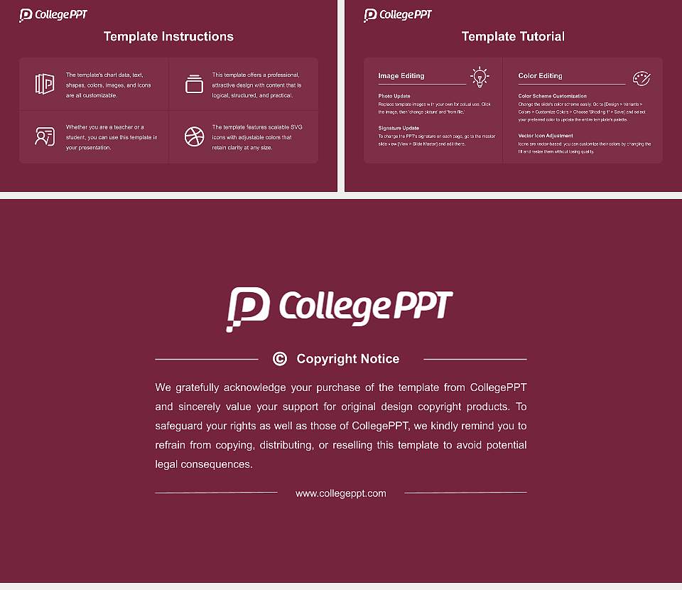 Evangel University Academic Presentation/Research Findings Report PPT Template16:9 ratio PPT effect preview image5