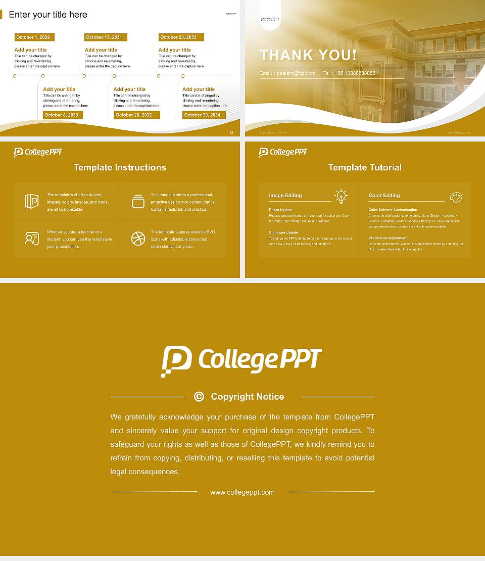Emporia State University Lecture Sharing and Networking Event PPT Template16:9 ratio PPT effect preview image4