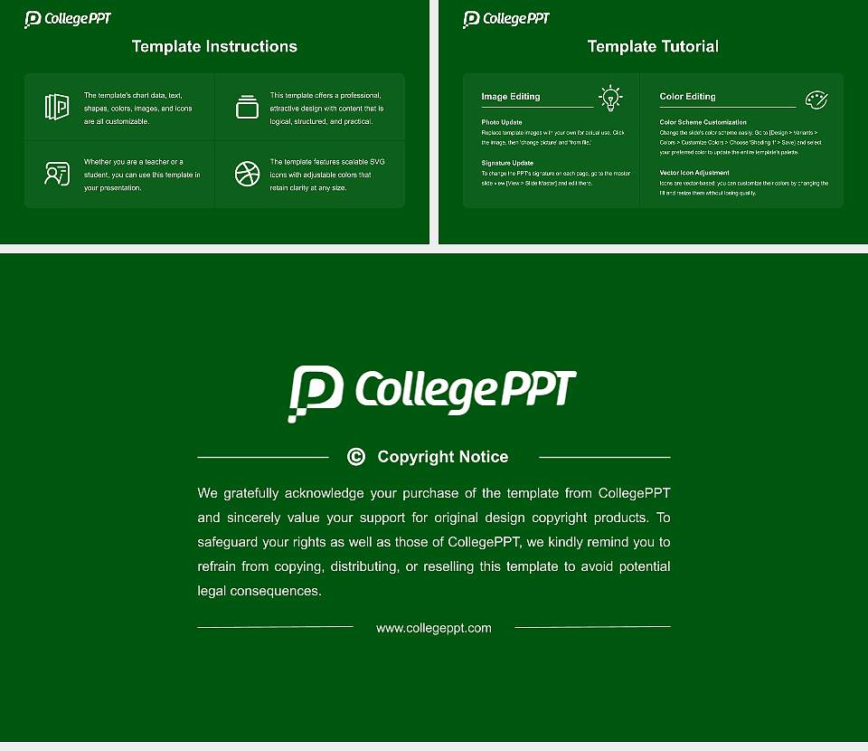 Felician University Course/Courseware Creation PPT Template16:9 ratio PPT effect preview image5