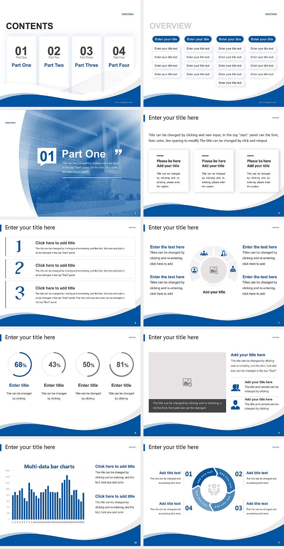 Embry-Riddle Aeronautical University-Prescott Lecture Sharing and Networking Event PPT Template4:3 ratio PPT effect preview image2