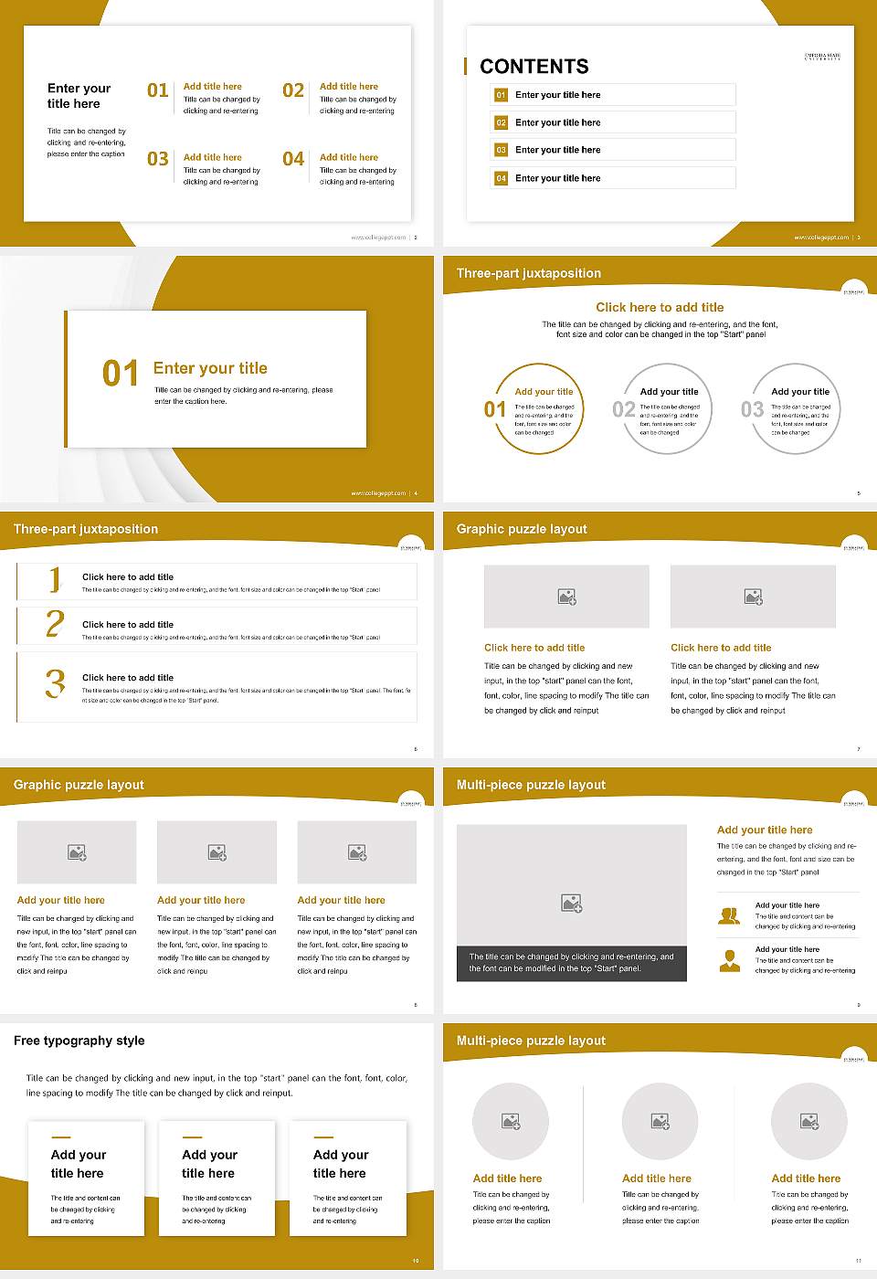 Emporia State University Academic Presentation/Research Findings Report PPT Template16:9 ratio PPT effect preview image2