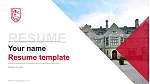 Fairfield University Resume Templat PPT
